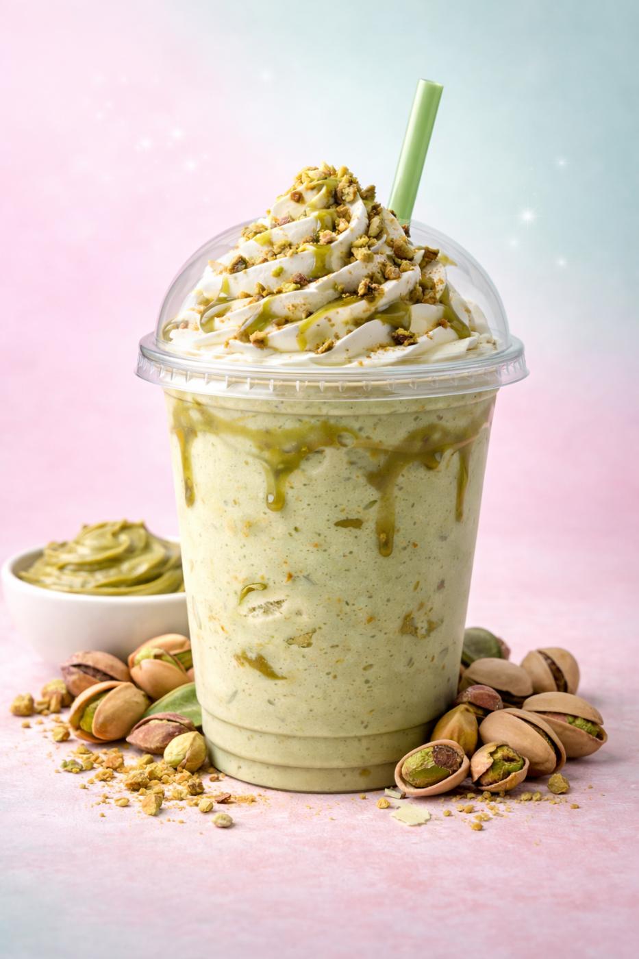 Pistachio milkshake 